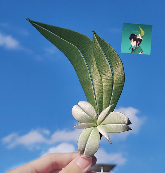 Cecilia Bespoke Hairpin - Silk Hairpin(Chanhua)