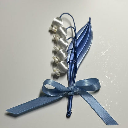 Lily Of The Valley Handmade Brooch - Silk Brooch(Chanhua)