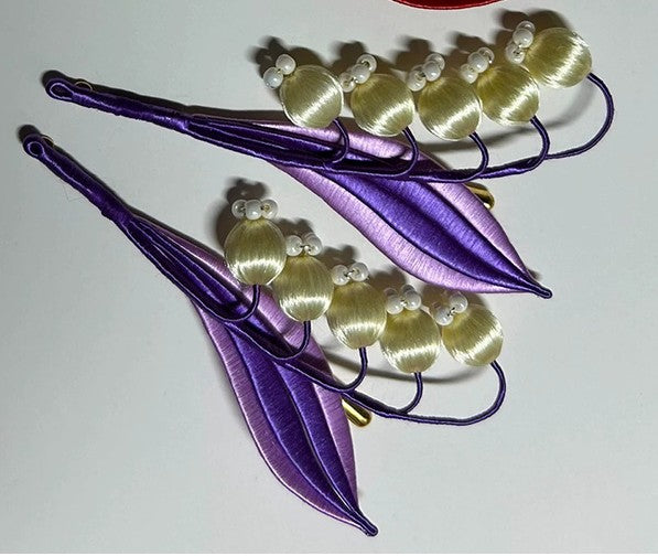 Lily Of The Valley Handmade Brooch - Silk Brooch(Chanhua)