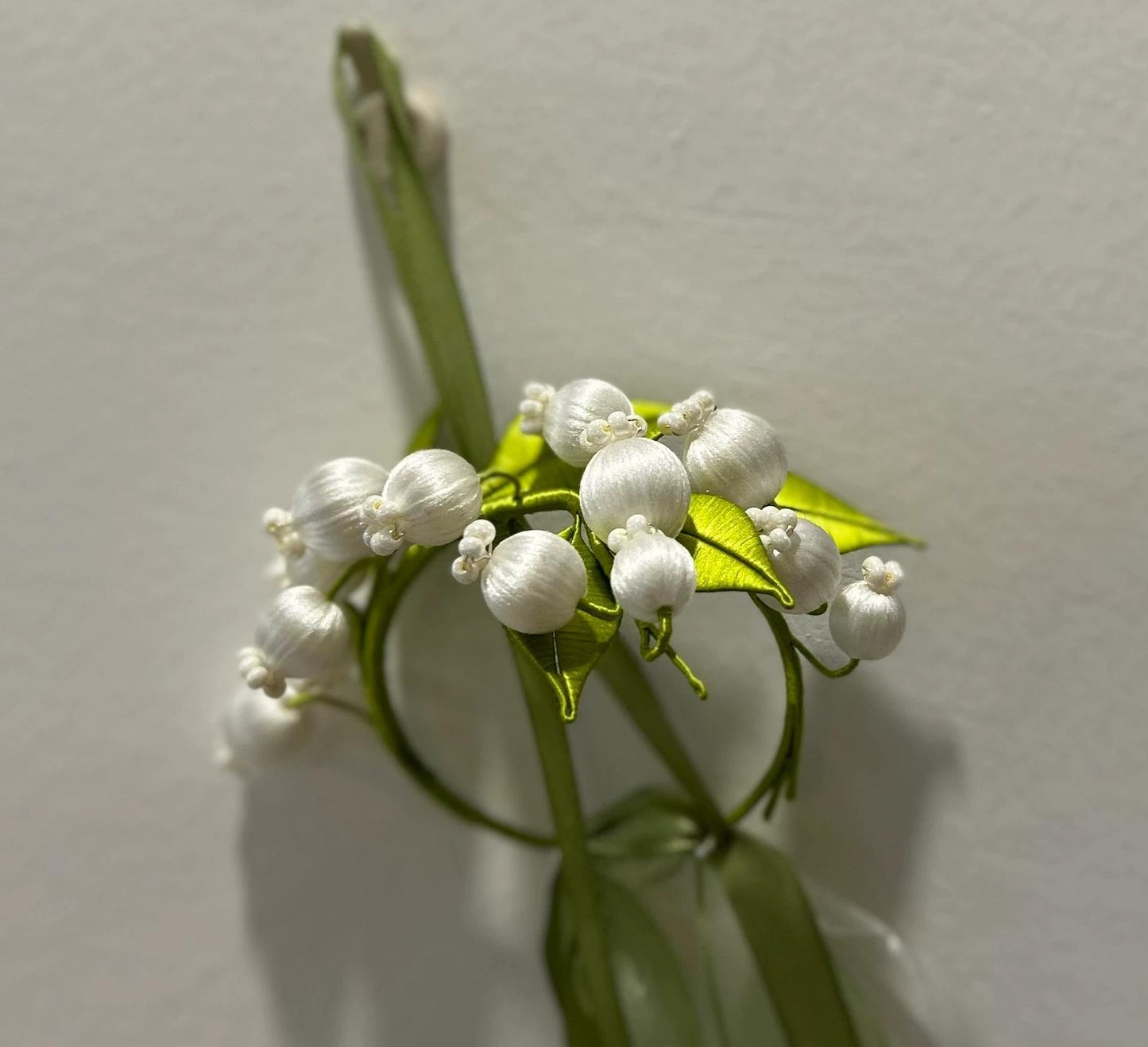 Lily Of The Valley Bespoke Wrist Flower - Silk Wrist Flower(Chanhua)