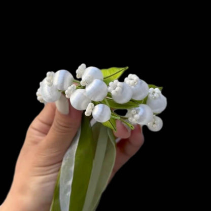 Lily Of The Valley Bespoke Wrist Flower - Silk Wrist Flower(Chanhua)