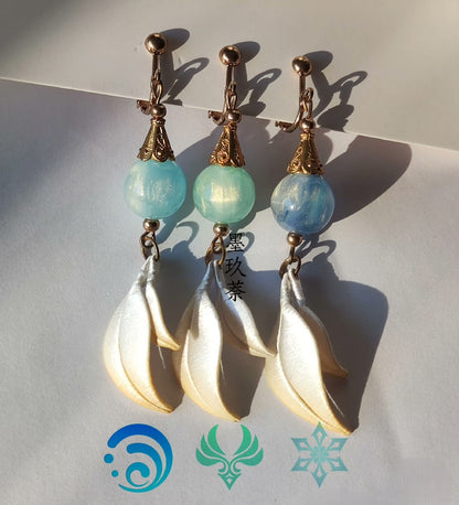 Element Handmade Earrings - Silk Element Earrings(Chanhua)