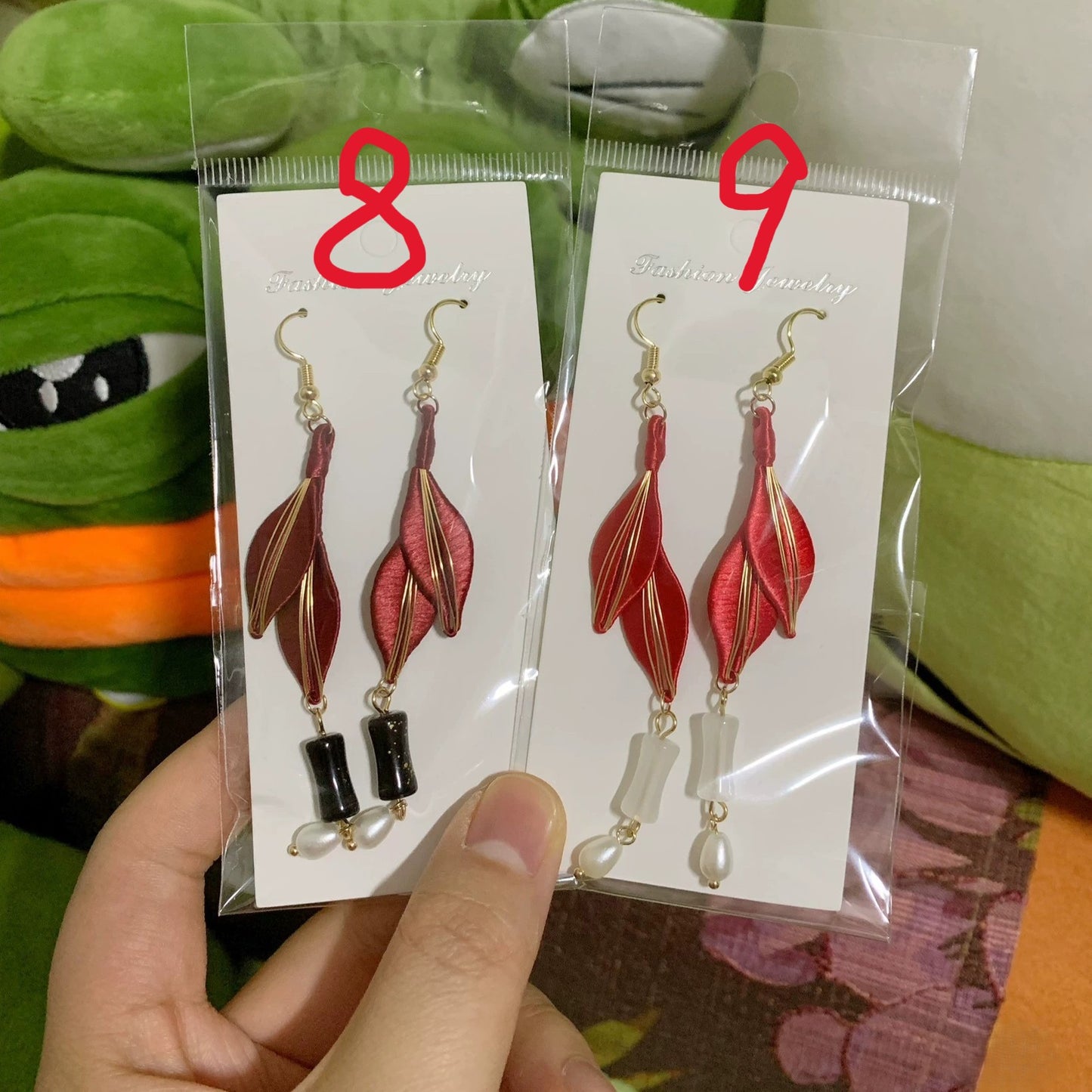 Handcrafted Chanhua Earrings | 925 Sterling Silver Hooks