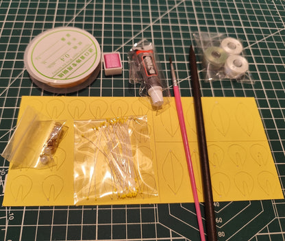 Weeping Branches Hairpin Chanhua Materials Flowers DIY Kit - Include Detailed Video Tutorial