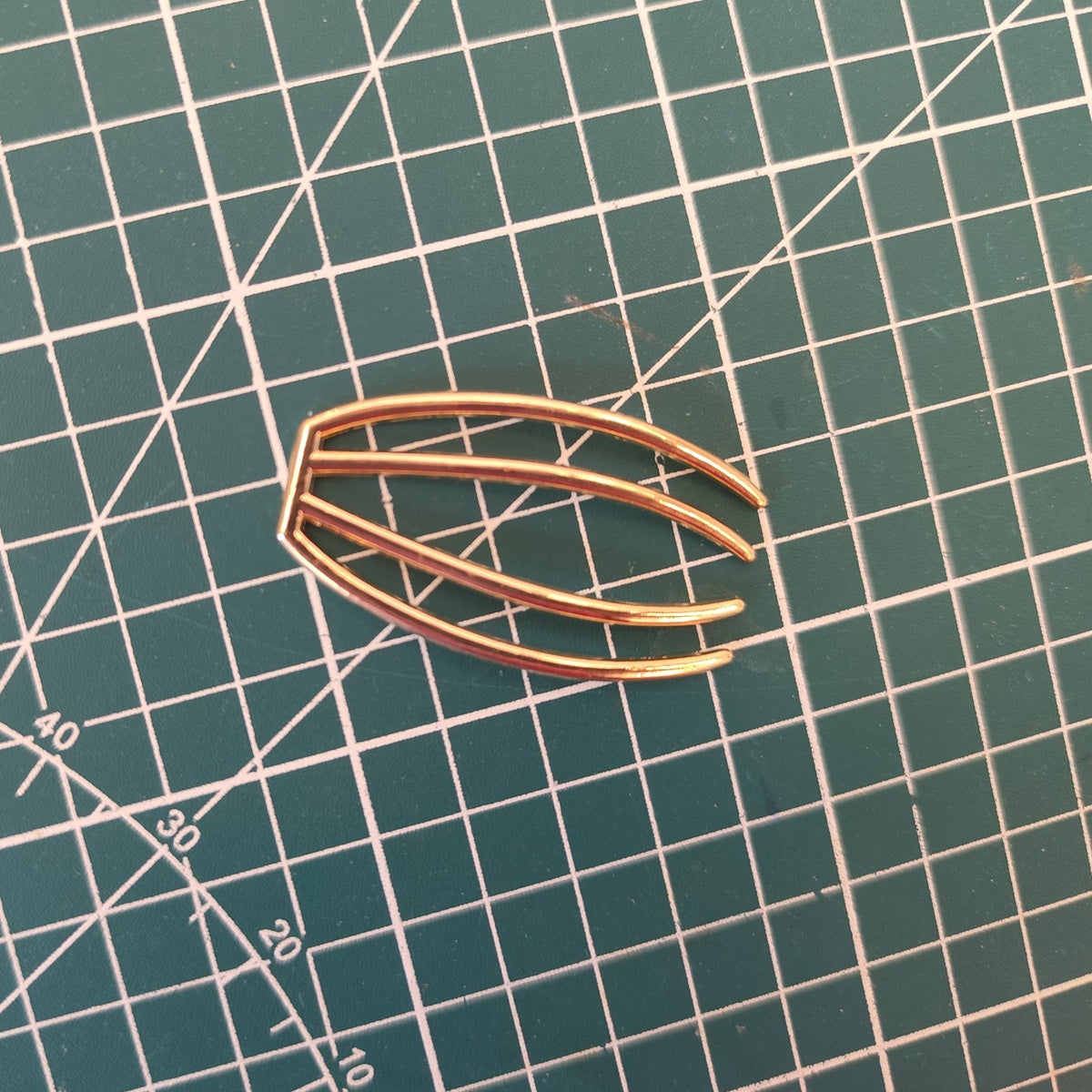 4-Prong Metal Hair Fork | DIY Hairpin Component & Minimalist Updo Pin
