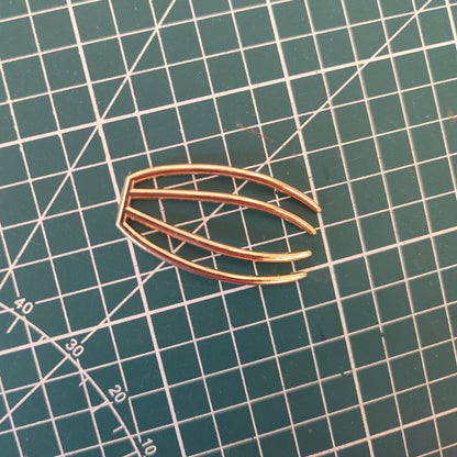 4-Prong Metal Hair Fork | DIY Hairpin Component & Minimalist Updo Pin