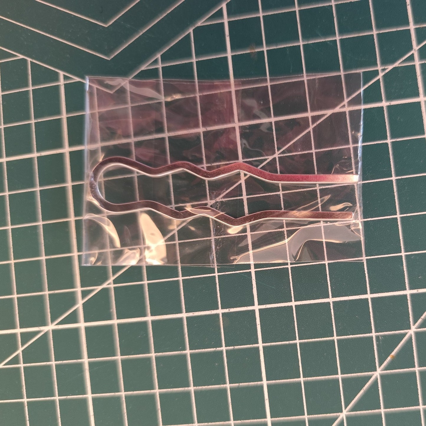 Wavy 2-Prong Metal Hair Fork | DIY Hairpin Finding & Updo Pin