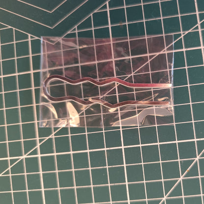 Wavy 2-Prong Metal Hair Fork | DIY Hairpin Finding & Updo Pin