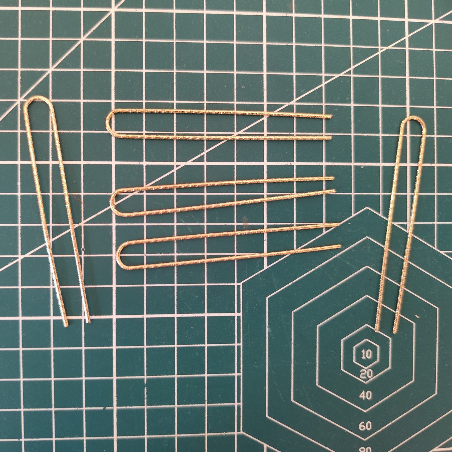 75mm U-Shaped Hair Fork ( 5 Hair Fork)- Metal Hairpin Blanks for DIY Crafts & Minimalist Updos