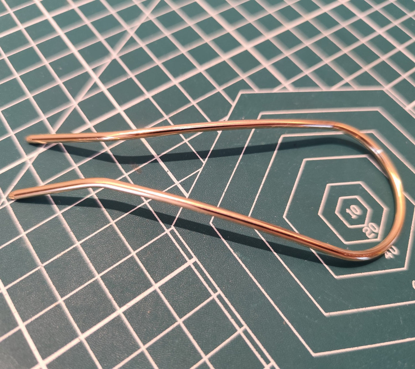 Minimalist 110mm U-Shaped Hair Fork - Metal Hair Pin Blank for DIY Jewelry & Hair Accessories