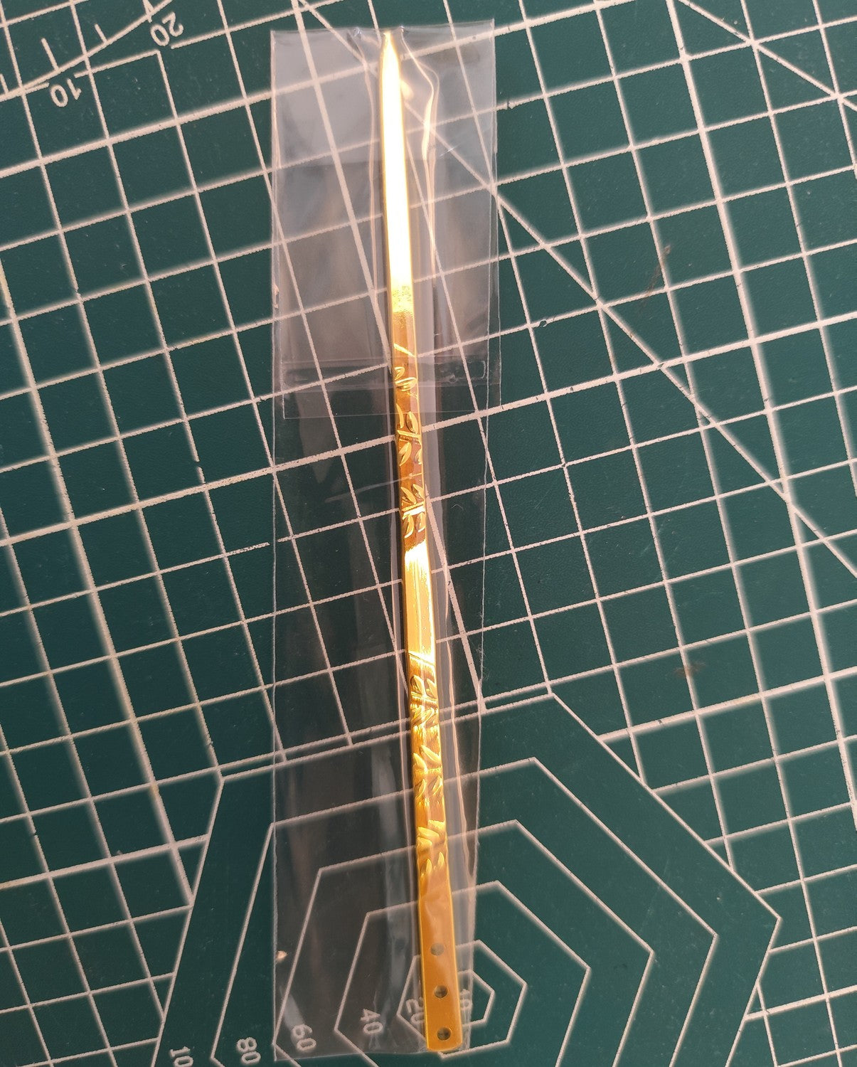 Engraved Alloy Hair Stick for DIY Hairstyles - 150mm Length