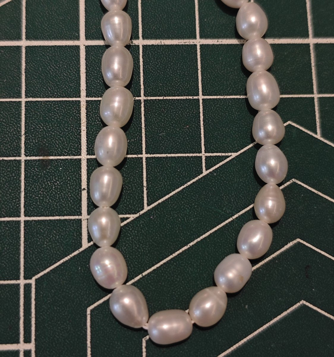Natural Freshwater Rice Pearls, 5–6mm Beads, 35.5cm Strand