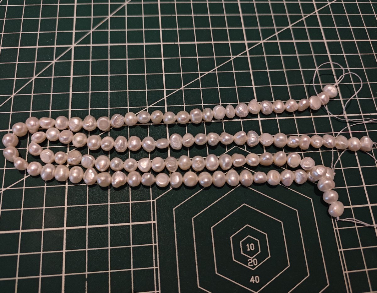 Natural Irregular Freshwater Pearls, 5.5–6.5mm Beads, 34.5cm Strand