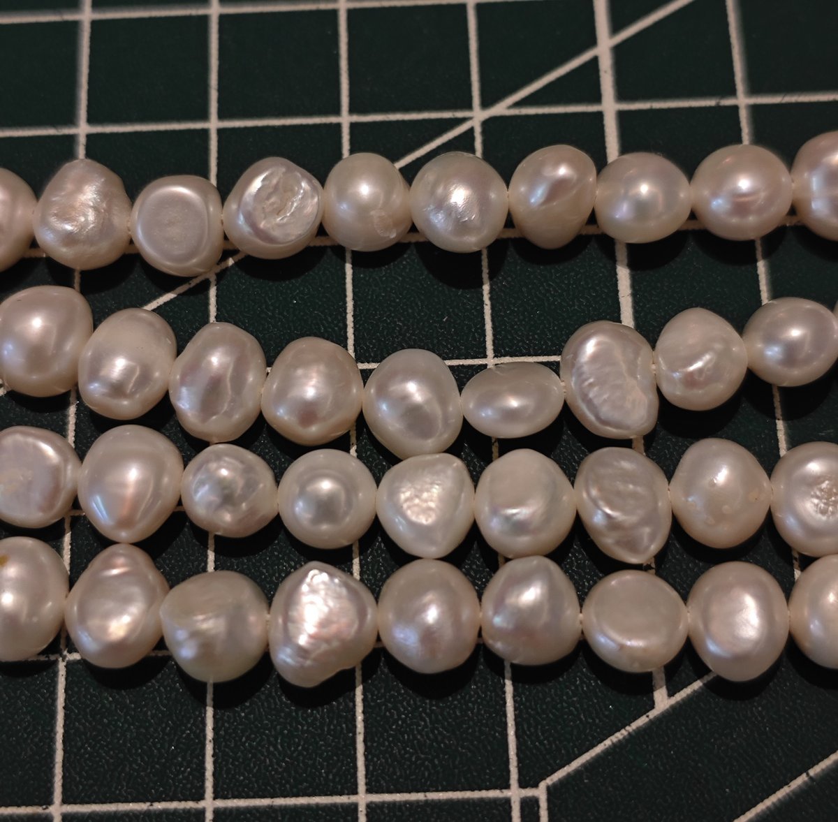 Natural Irregular Freshwater Pearls, 5.5–6.5mm Beads, 34.5cm Strand