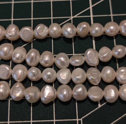 Natural Irregular Freshwater Pearls, 5.5–6.5mm Beads, 34.5cm Strand