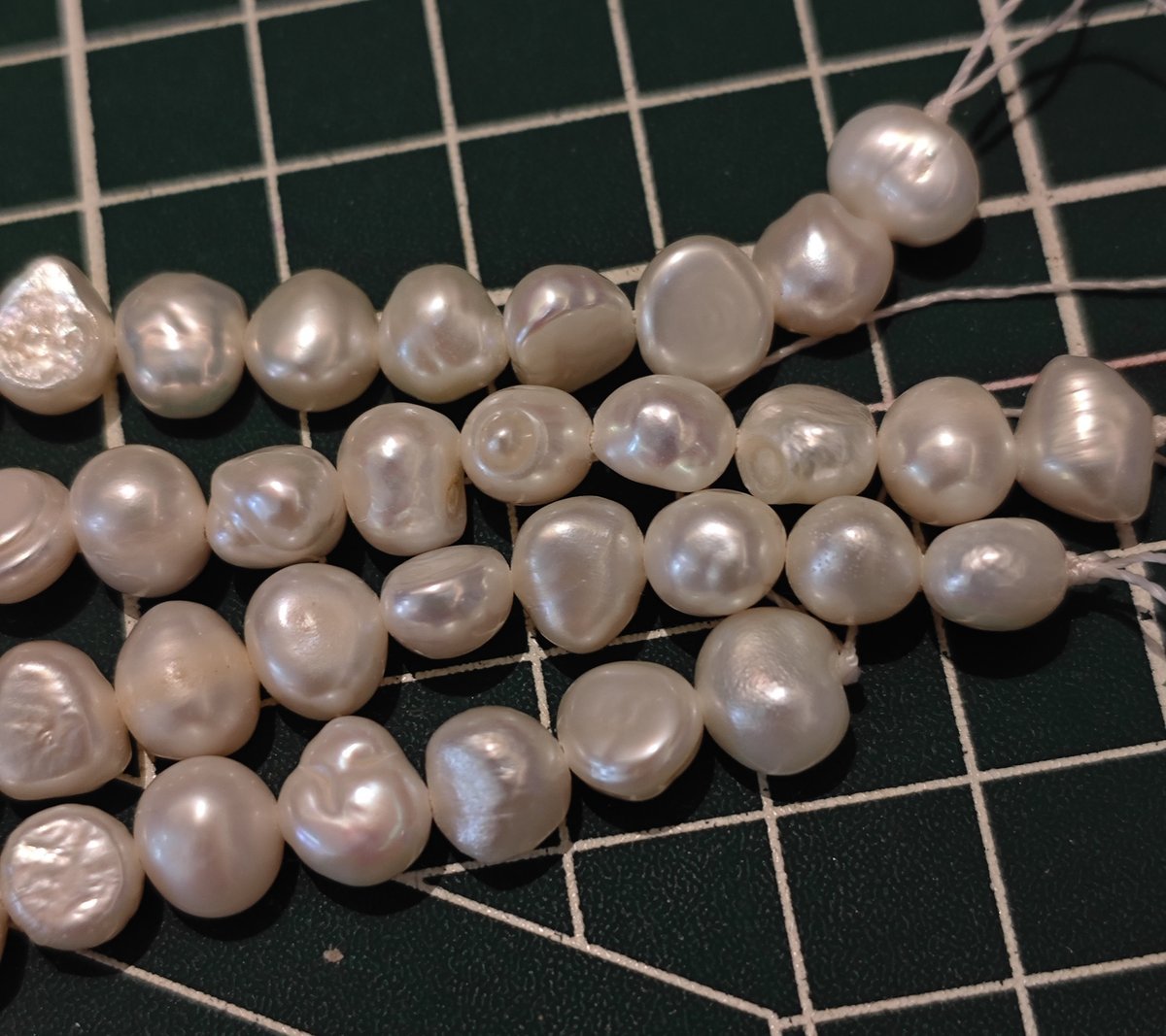 Natural Irregular Freshwater Pearls, 5.5–6.5mm Beads, 34.5cm Strand