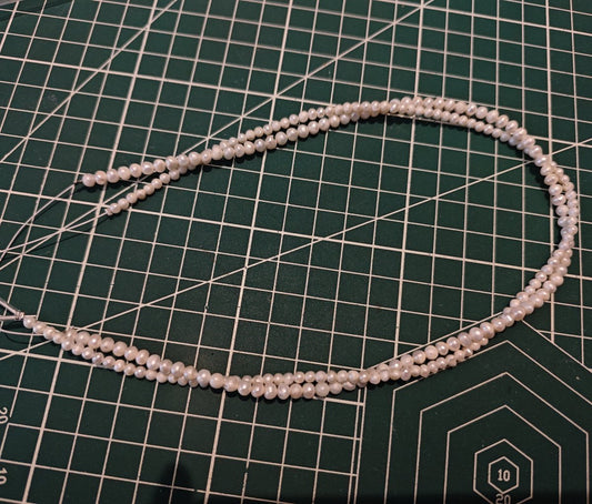 Matte Irregular Freshwater Pearls, 3–4mm Beads, 37.5cm Strand (2 Strands for $5)