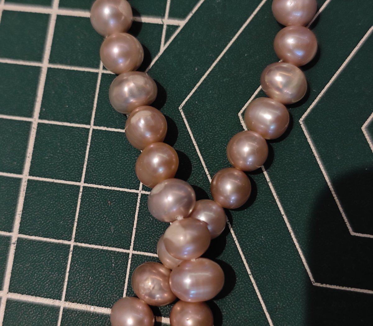 Natural Purple Freshwater Pearls, 6–7mm Beads, 38.5cm Strand