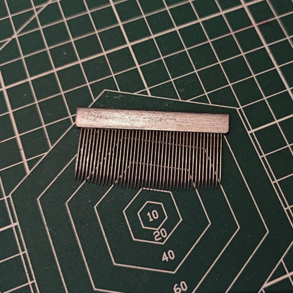 Crafting & DIY Essential: Dual-Density Mini Needle Comb/Slicker for Ronghua & Bristle Brush Cleaning