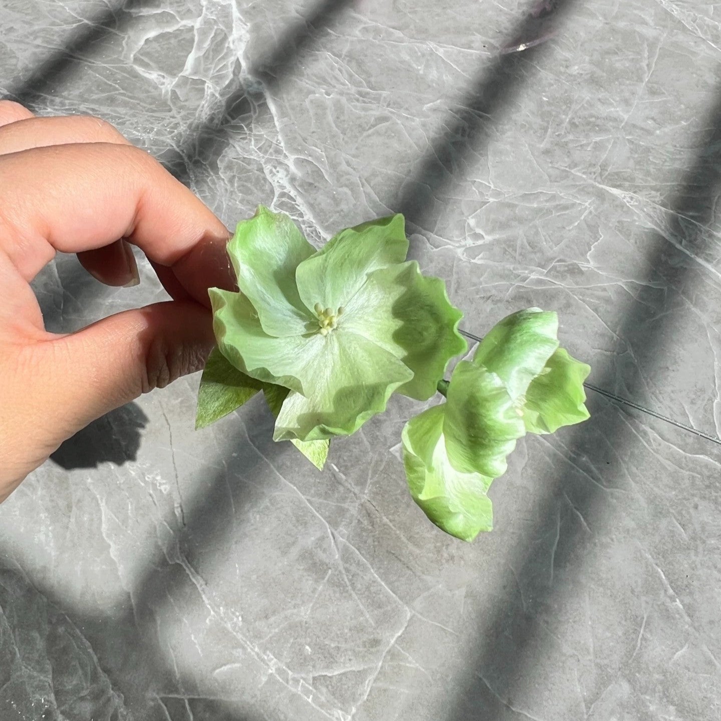 Handmade Ronghua Colorful Starflower Brooch | Mulberry Silk Velvet Double Flower Pin