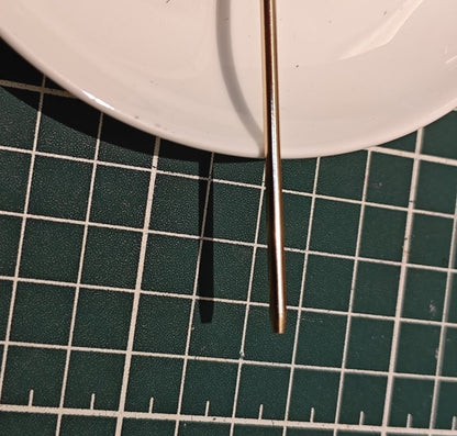 Copper Lotus Hair Stick Set – 125mm (Gold & Silver)