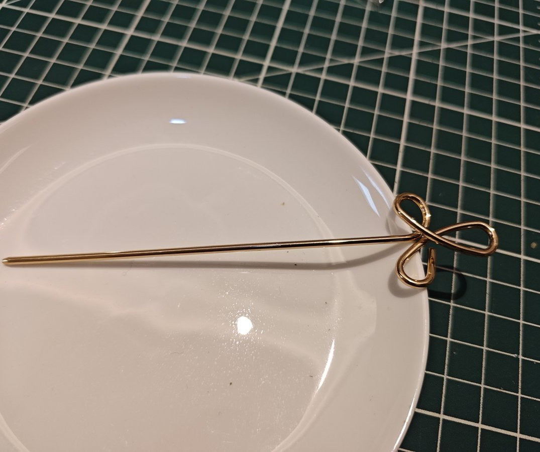 Chinese Knot Copper Hair Stick Set – 125mm