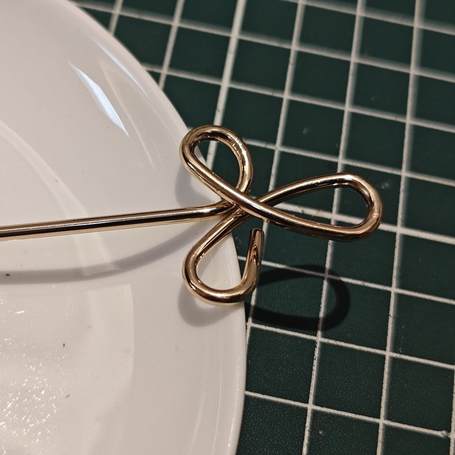 Chinese Knot Copper Hair Stick Set – 125mm