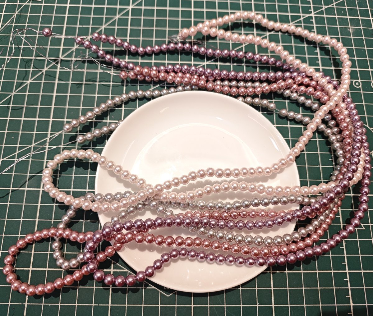 Glass Pearl Beads Strands - Premium Imitation Faux Pearls for DIY Jewelry Making