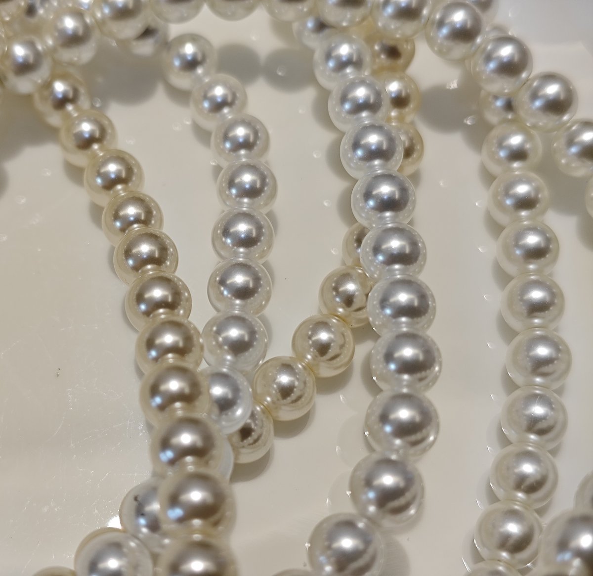 Light Pink Faux Pearl Beads 40cm Strand 6/8/10mm Jewelry Making