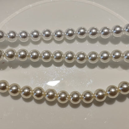 Light Pink Faux Pearl Beads 40cm Strand 6/8/10mm Jewelry Making