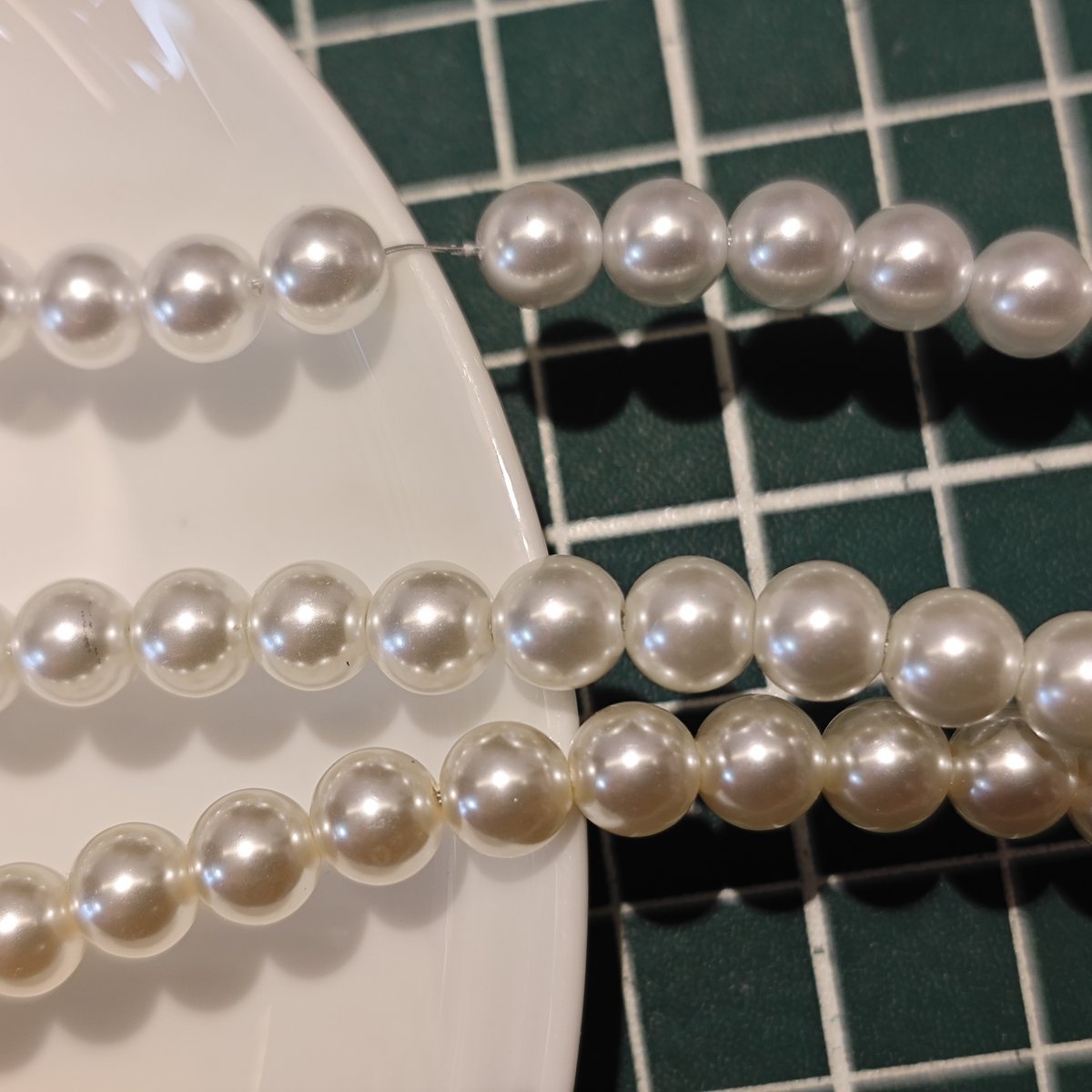 Light Pink Faux Pearl Beads 40cm Strand 6/8/10mm Jewelry Making