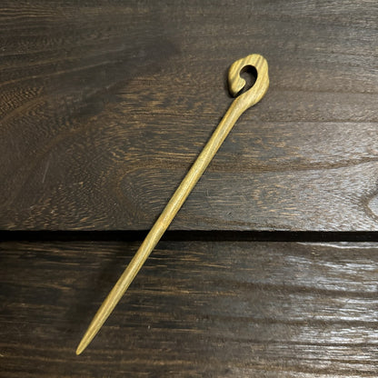 Natural Green Sandalwood Hair Stick Set - Premium Heartwood Designs #18cm绿檀