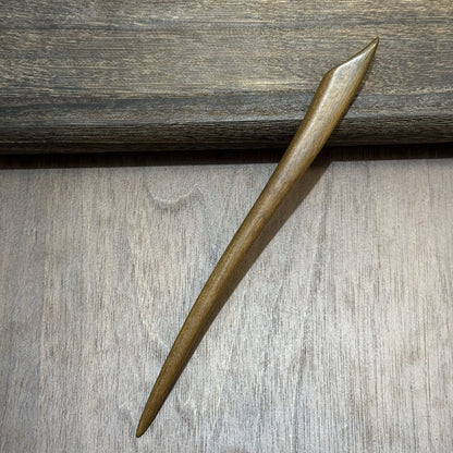 Natural Green Sandalwood Hair Stick Set - Premium Heartwood Designs #18cm绿檀